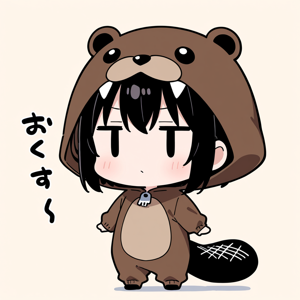 着ぐるみ着せ替え（ビーバー）