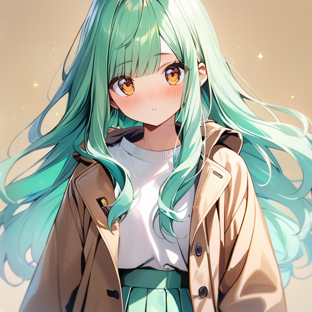 チョコミント系JK | の人気AIイラスト・グラビア