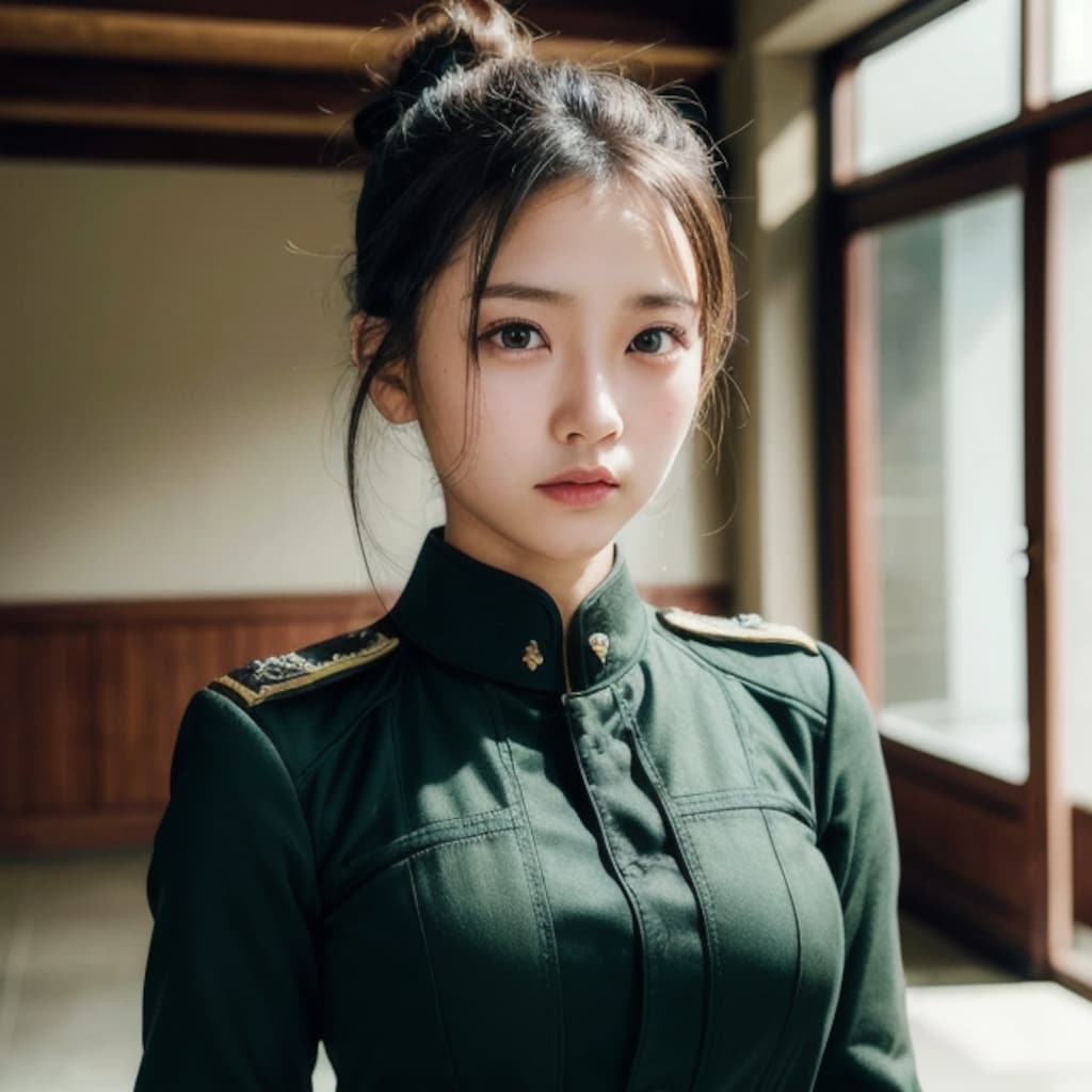 試着するおぱ将校