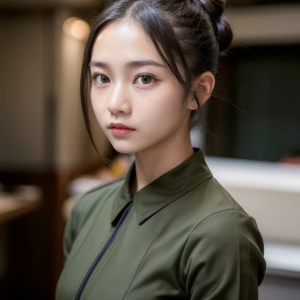 試着するおぱ将校