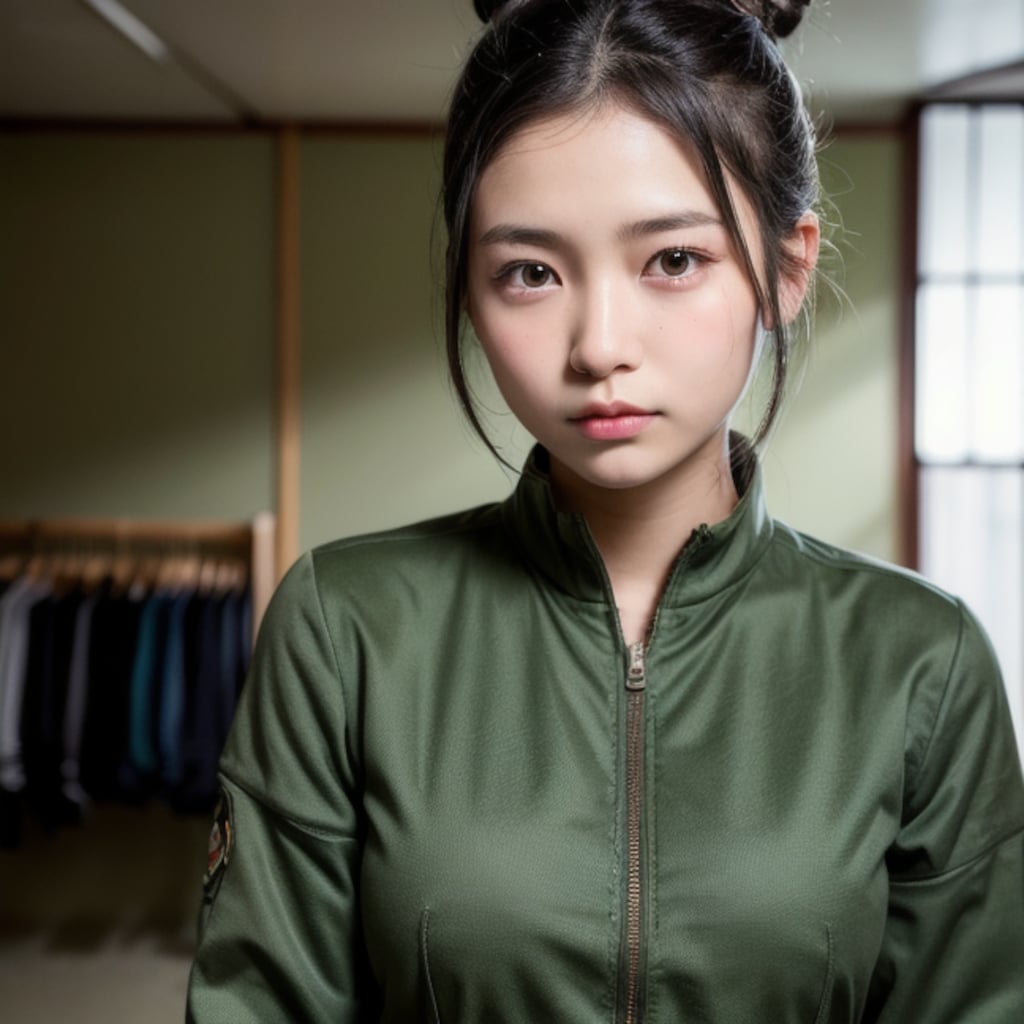 試着するおぱ将校