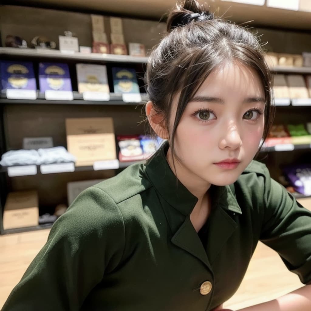 試着するおぱ将校