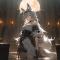 月光の中のオオカミさん 3枚目