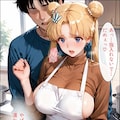 自宅で寝取られるうさぎ 2枚目