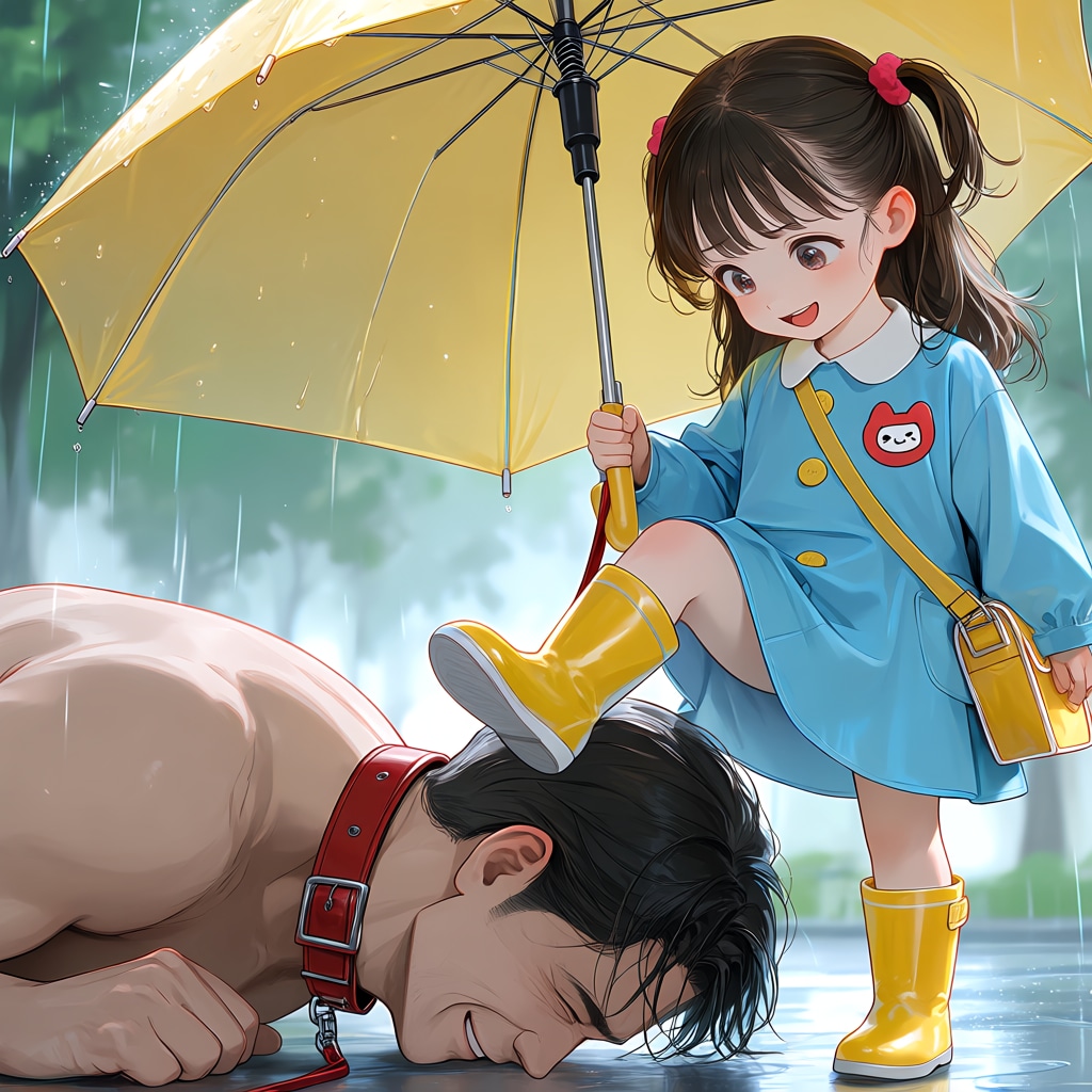ぐずる『ワンちゃん』におしおき