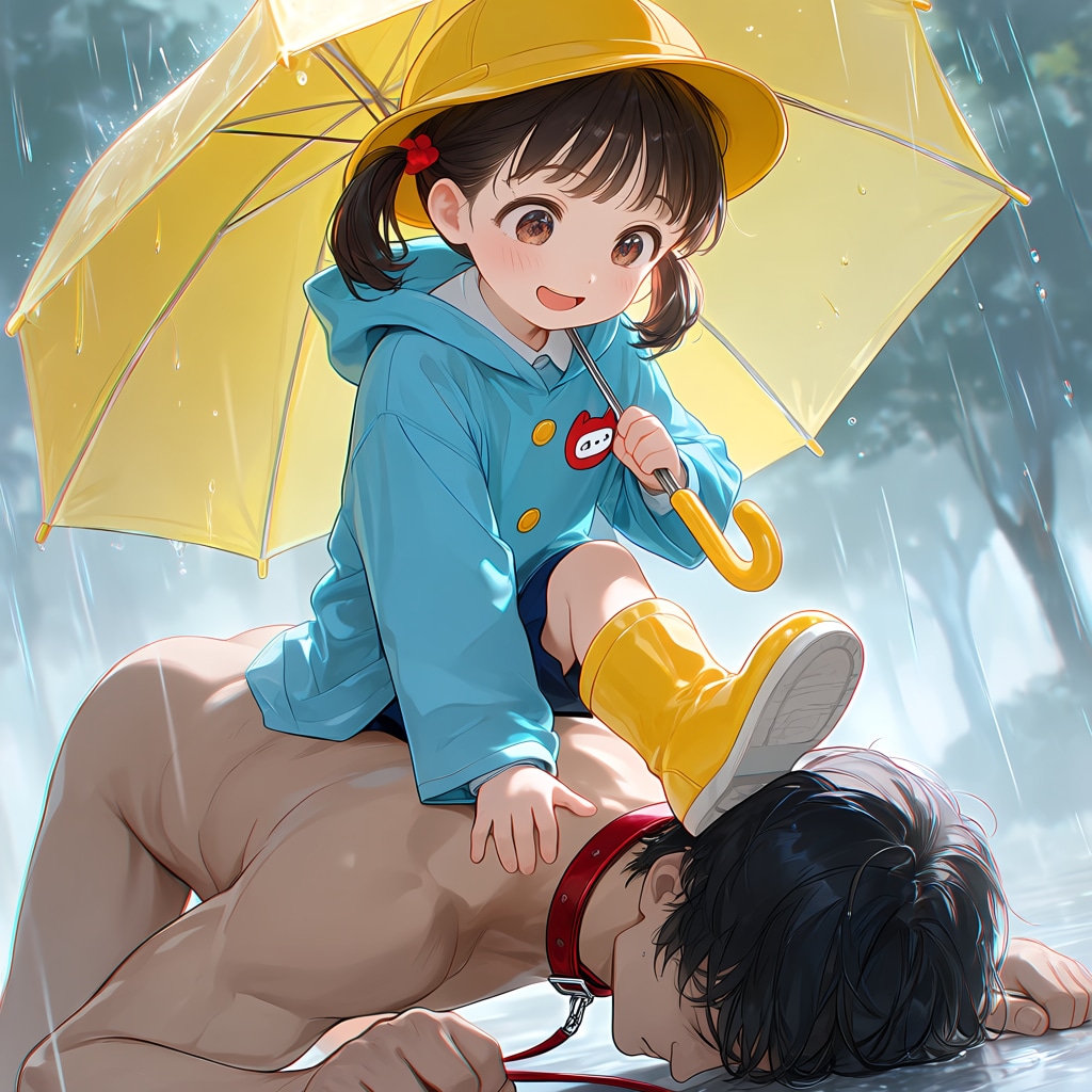 ぐずる『ワンちゃん』におしおき
