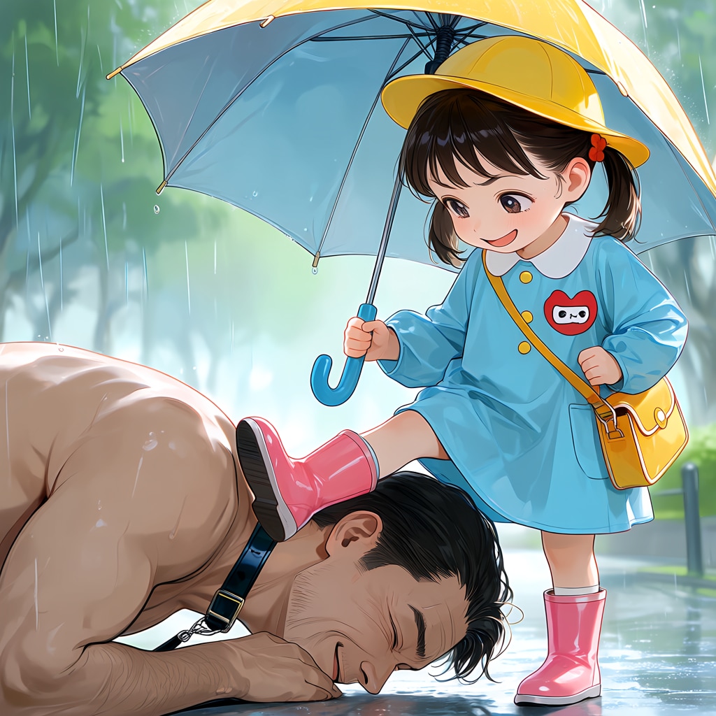 ぐずる『ワンちゃん』におしおき