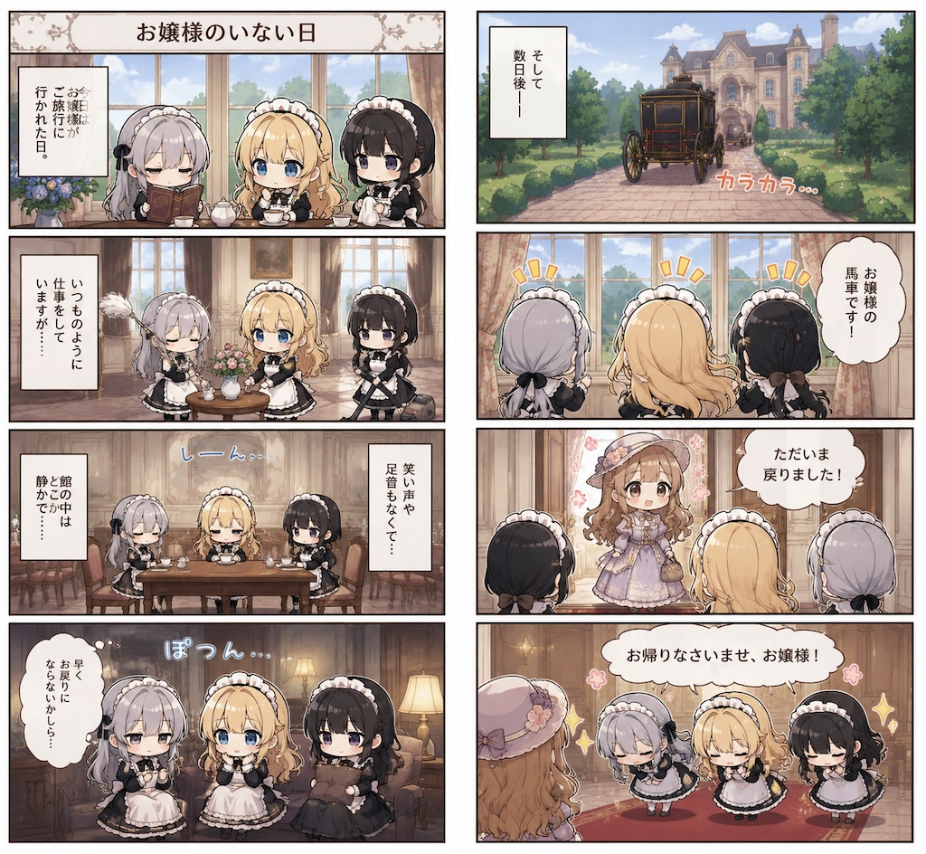 めいどのまんが