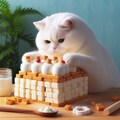 １🐱のスイーツ建築シリーズ 3枚目
