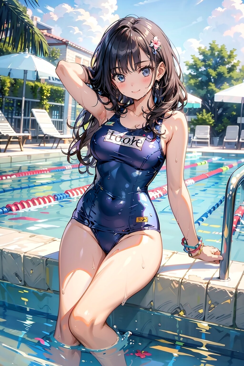 ちょいムチガールのスクール水着