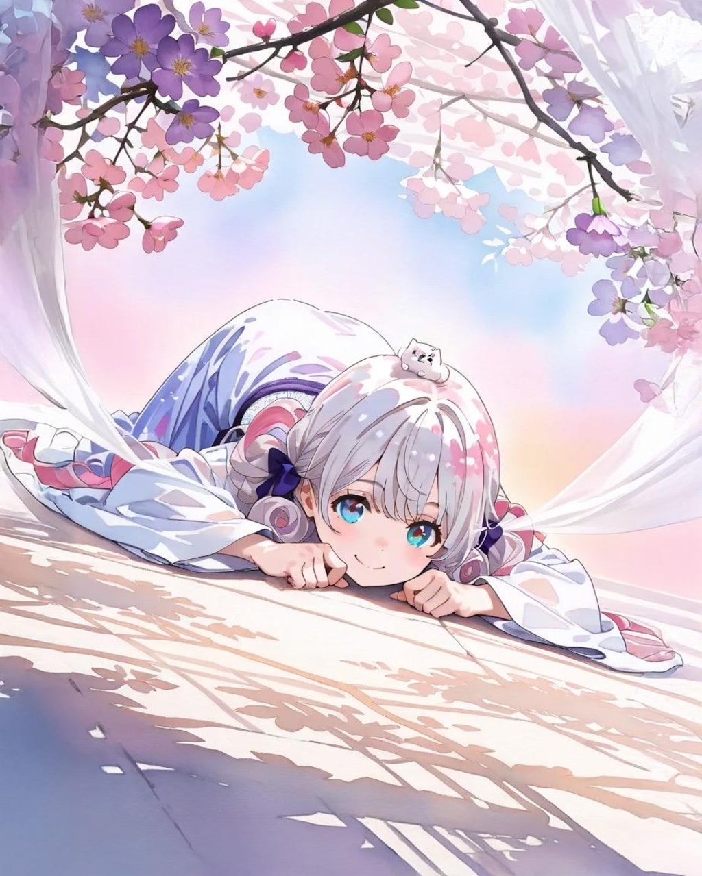 皆んなが桜を見てる間に