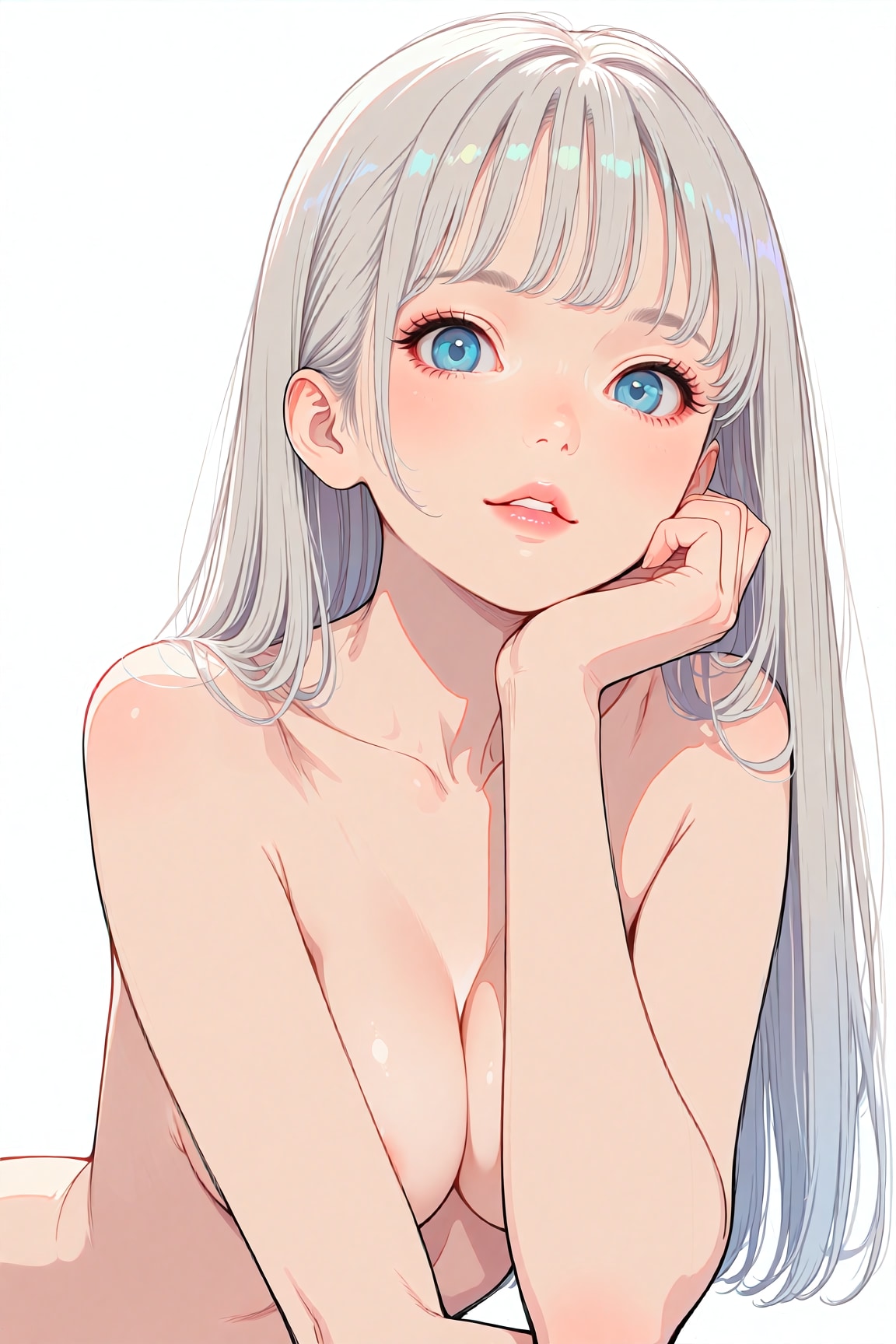 頬杖