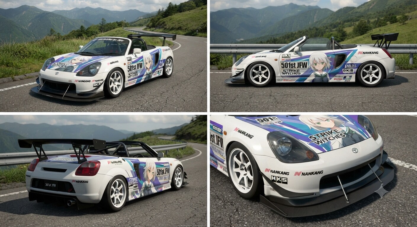 ストライクウィッチーズ痛車MR-S | の人気AIイラスト・グラビア