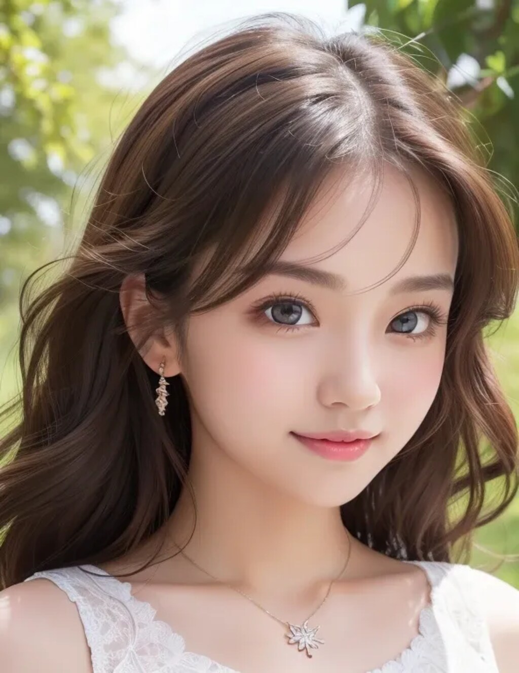 微笑みのcute girl