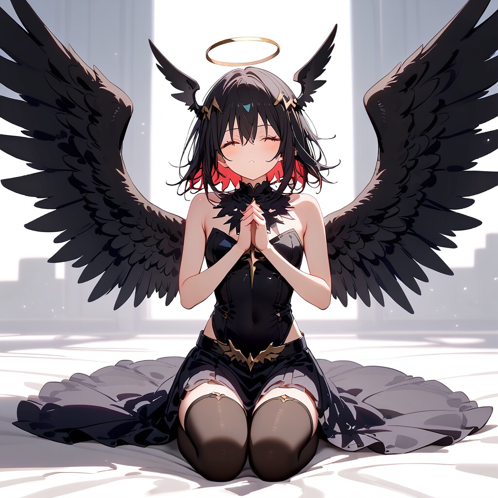 祈りの黒天使