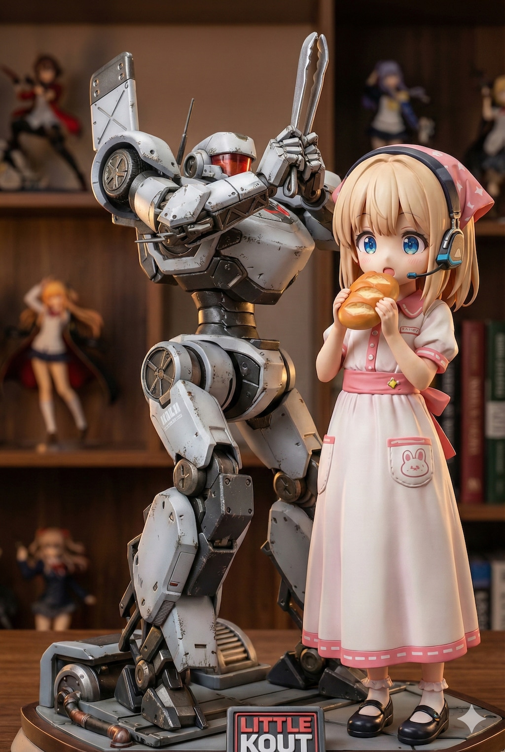 挟具操作補助人型支援機SCS-TG9Vの歓喜