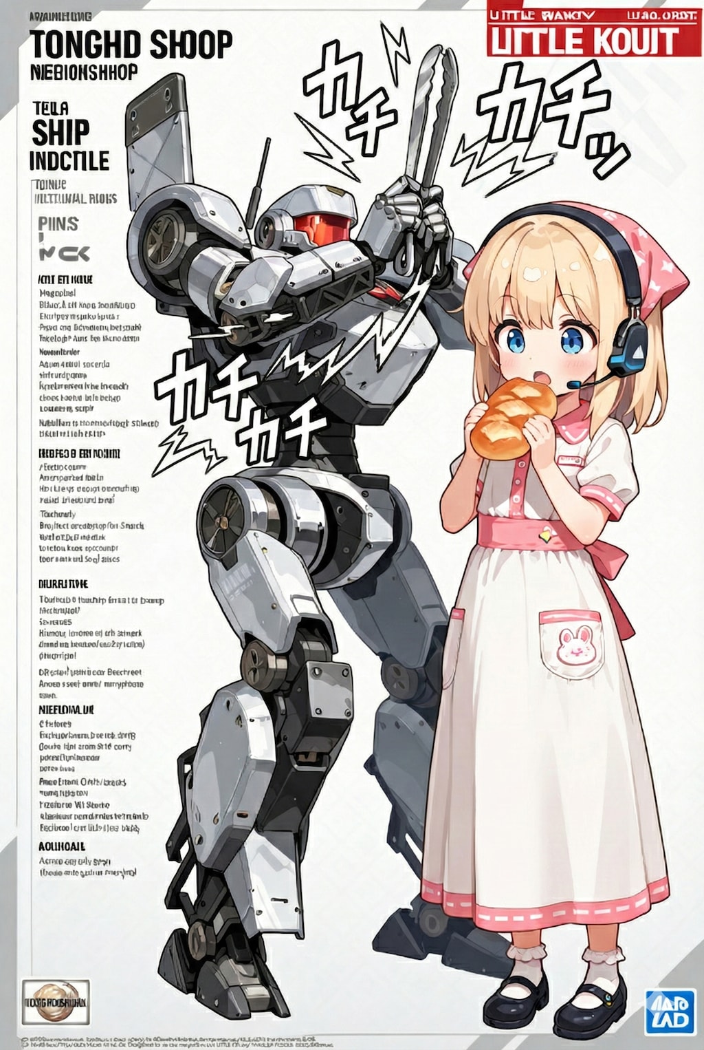 挟具操作補助人型支援機SCS-TG9Vの歓喜