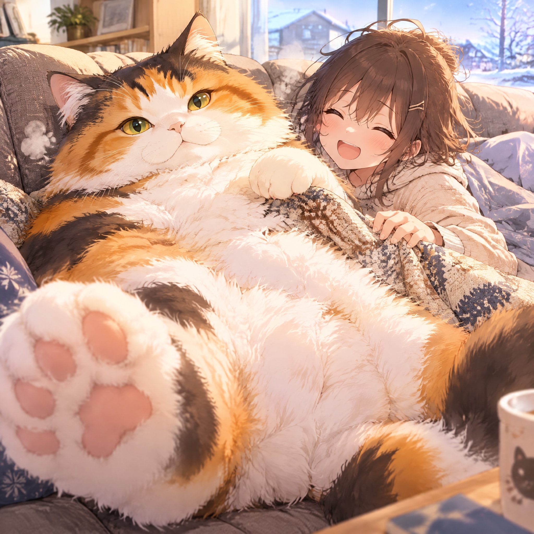 おはよう三毛殿（１５４）GPTimages2.5 | の人気AIイラスト・グラビア