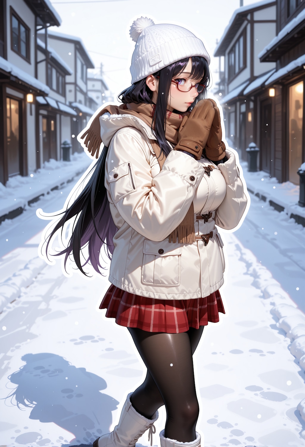 冬服真面目ちゃん。