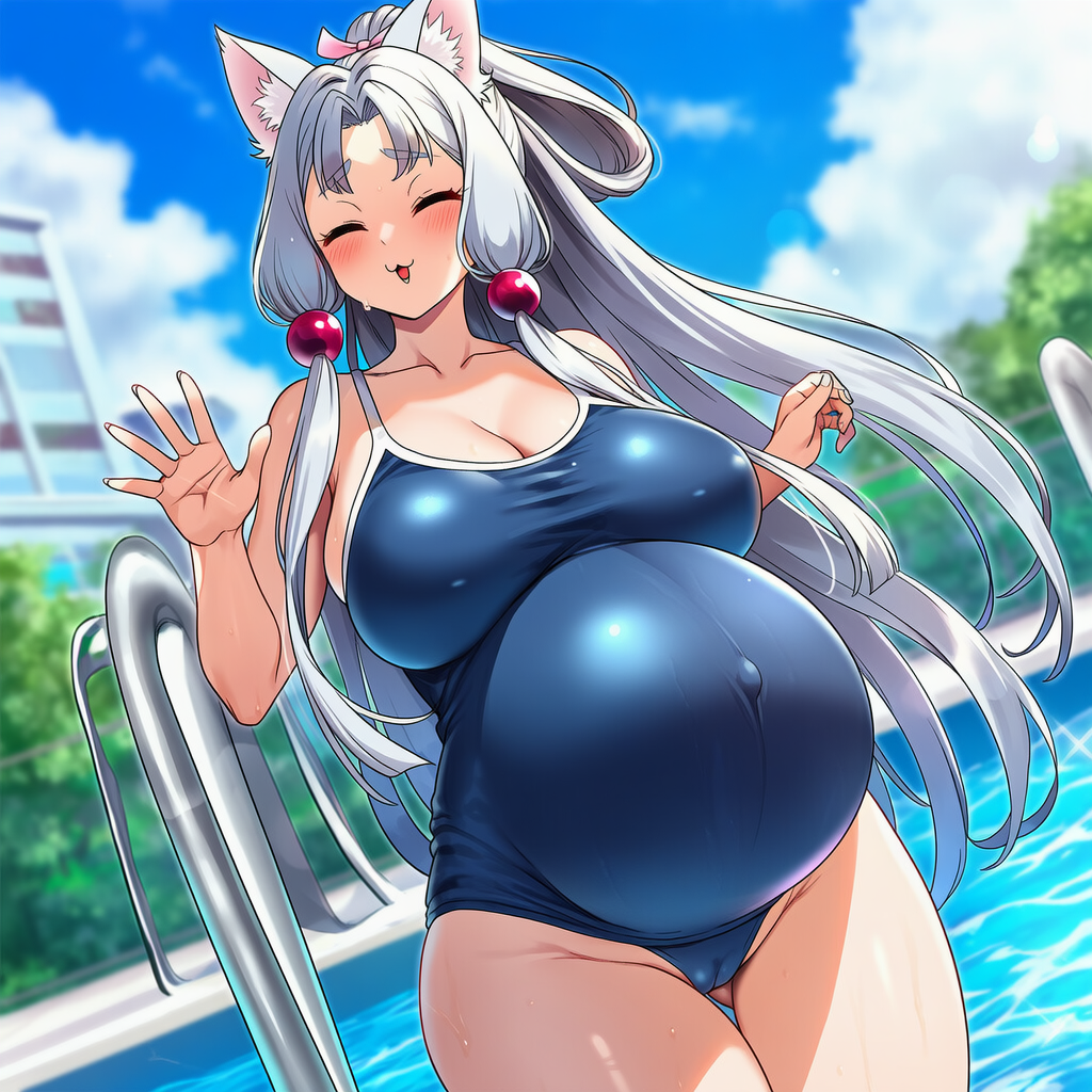 スク水イタコ（孕）