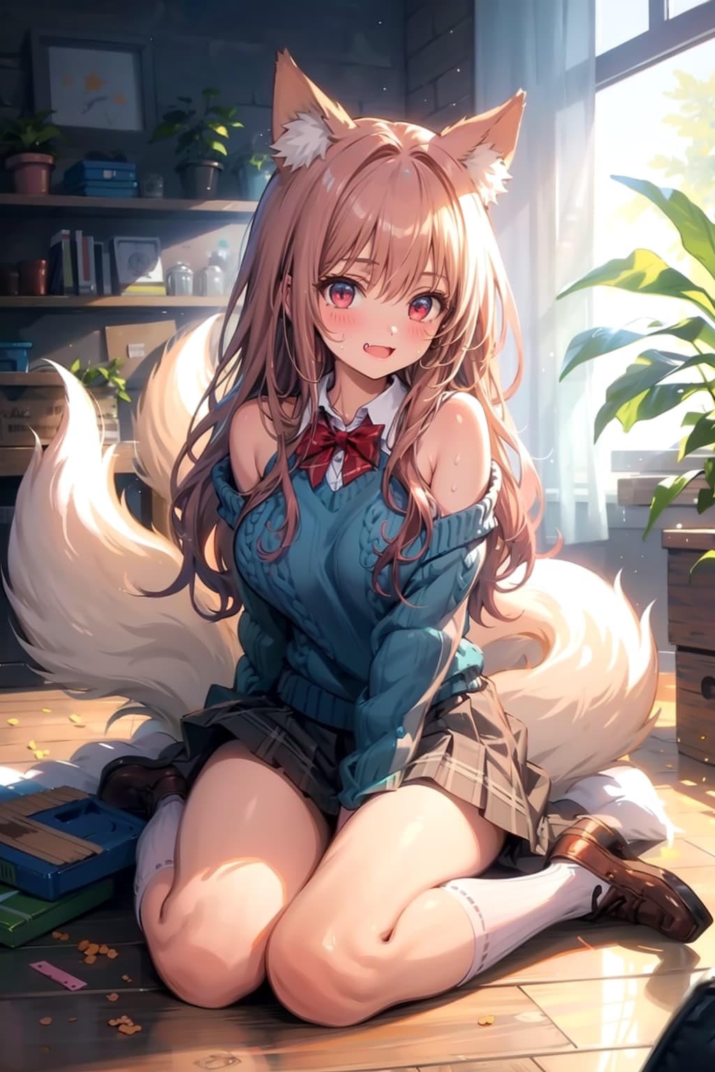 今日の狐耳娘