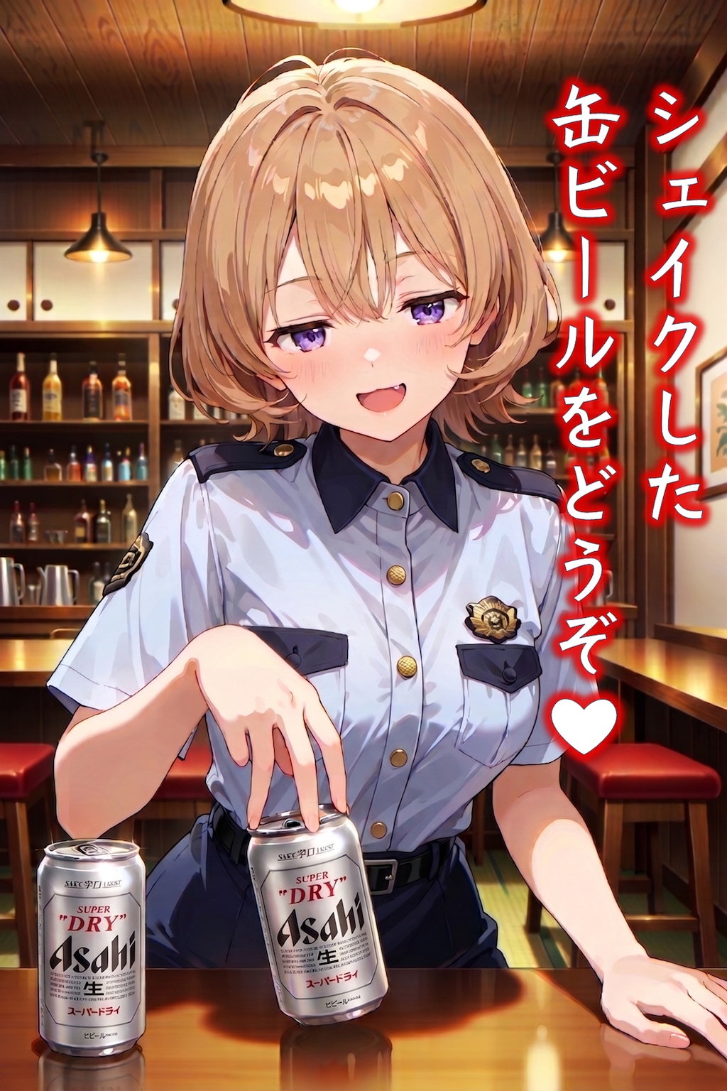 ジト目婦警さんとビール ～乾さつきのドライな日常～ Z513