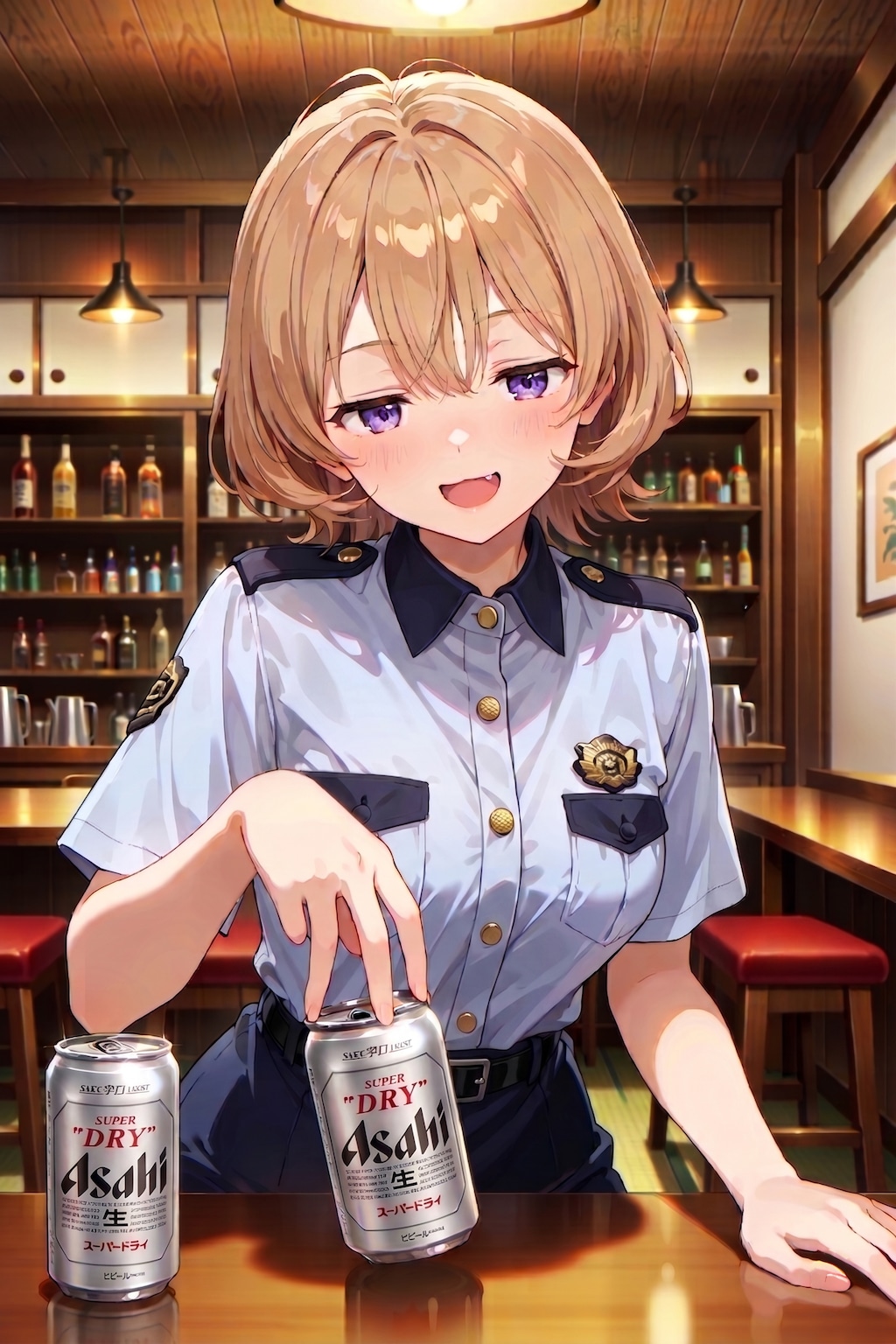 ジト目婦警さんとビール ～乾さつきのドライな日常～ Z513