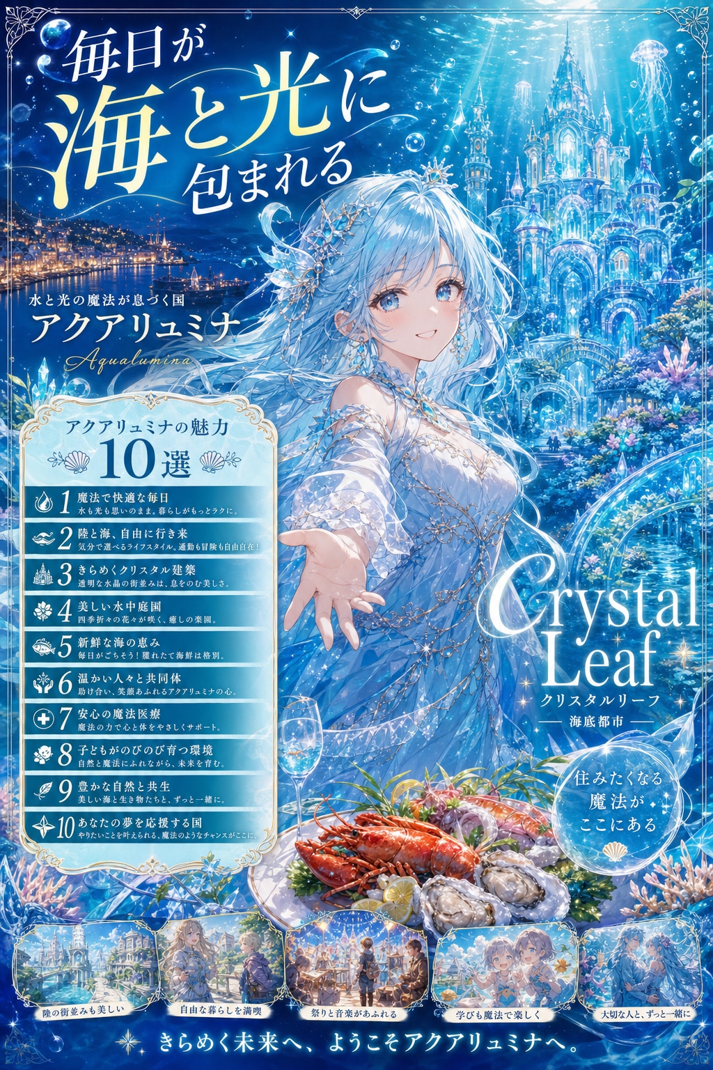 〜 魔法が育む幸せの味 〜極上グルメの海底都市、クリスタルリーフへようこそ！
