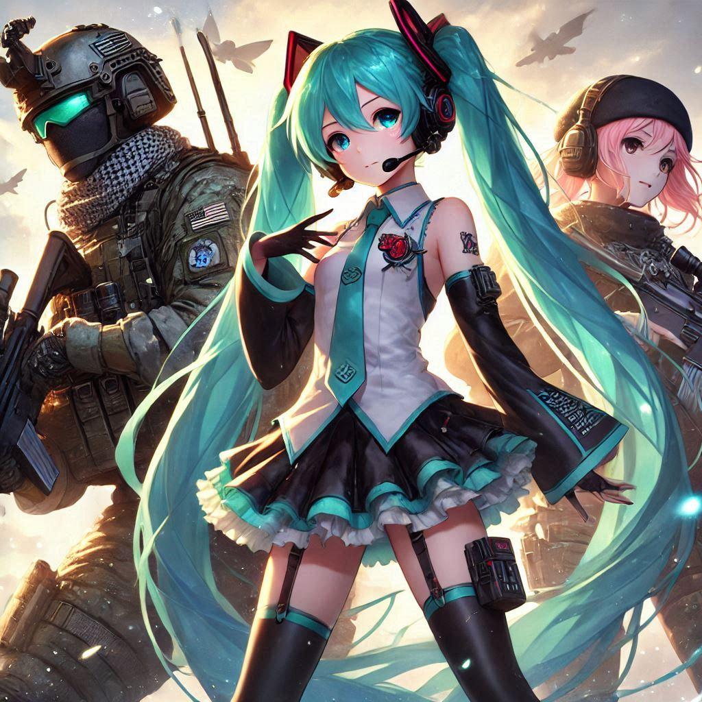 レインボーシックスシージと初音ミク 2 | の人気AIイラスト・グラビア