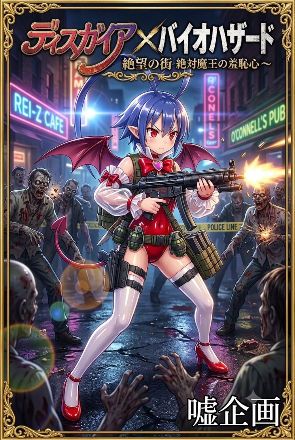 ディスガイア✕バイオハザード表紙　ラハール