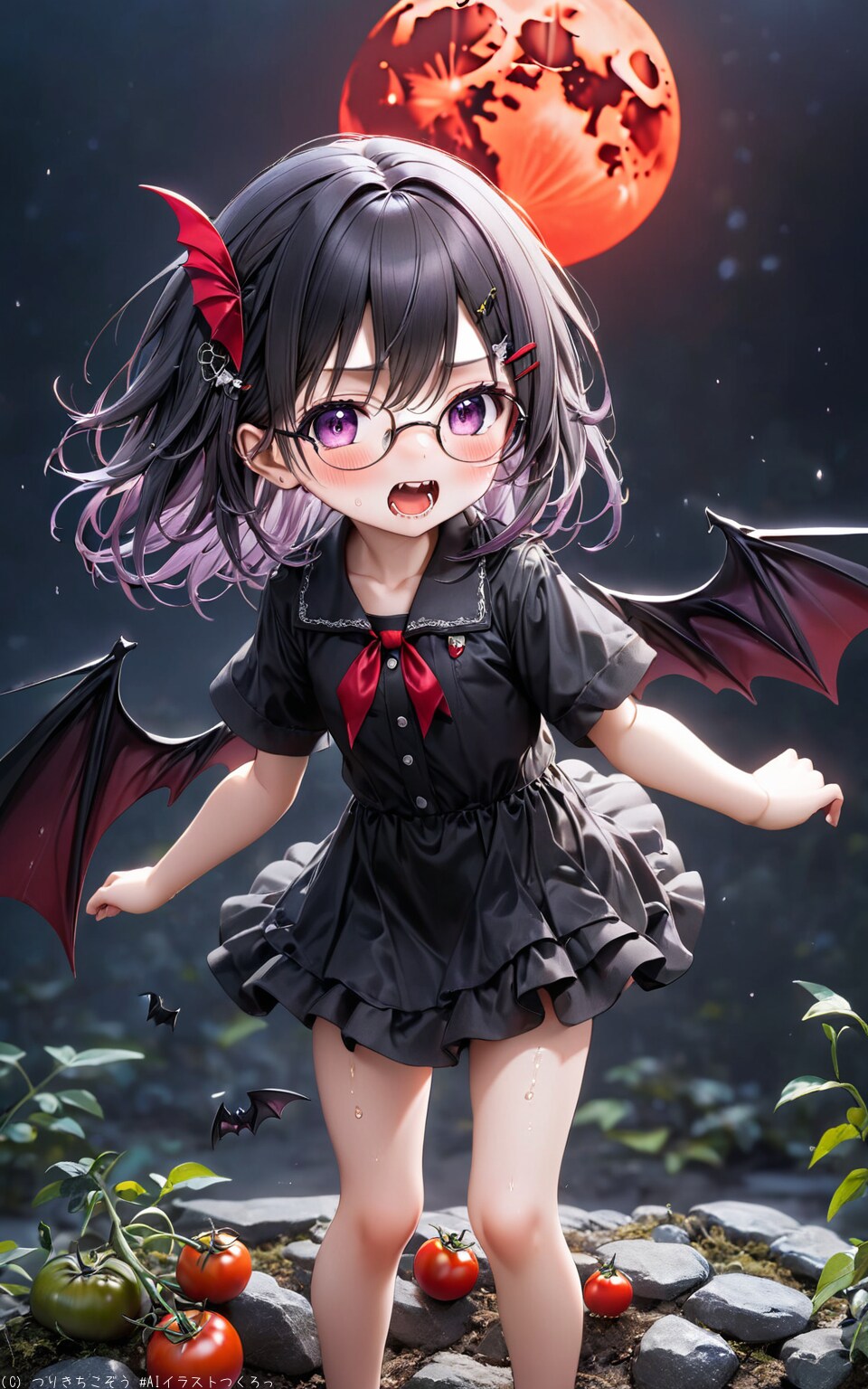 今度こそ、お前の血を頂くからな〜覚えてろよ⁉️ | の人気AIイラスト・グラビア