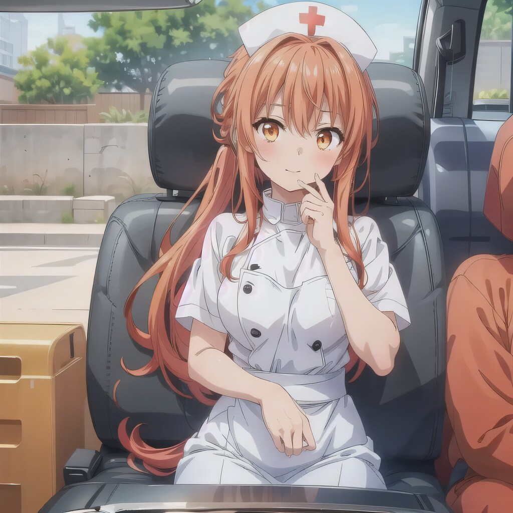 茶髪ロングで白衣の少女４