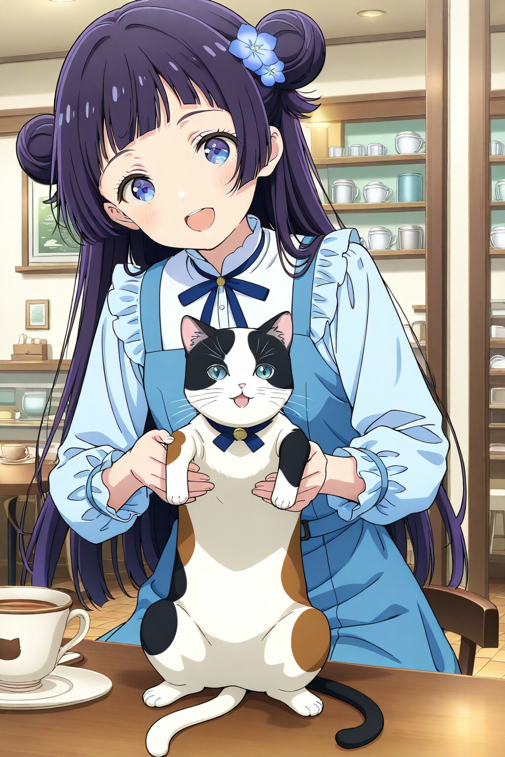 ねこカフェ🐈で遊ぶおだんごちゃん🍡✨