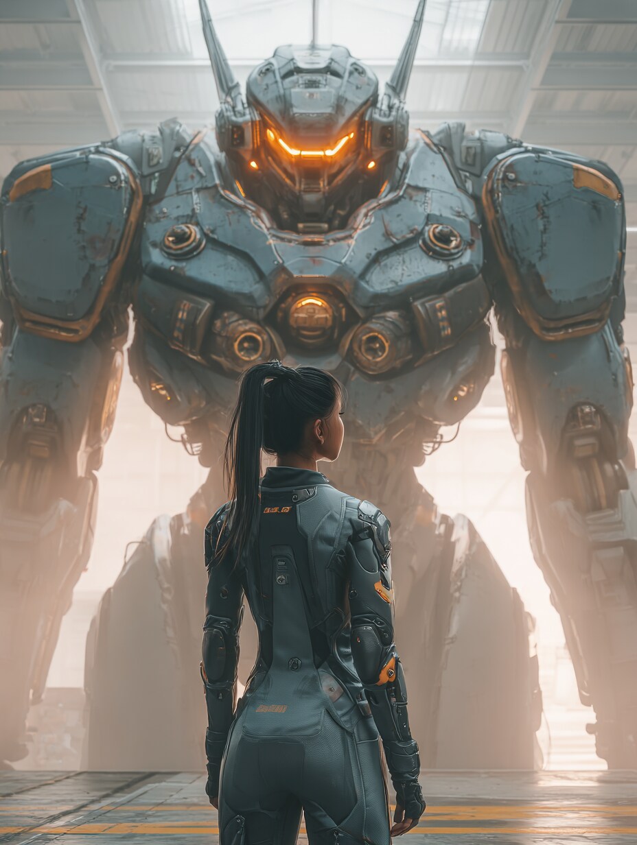 巨大ロボットと執事ちゃん