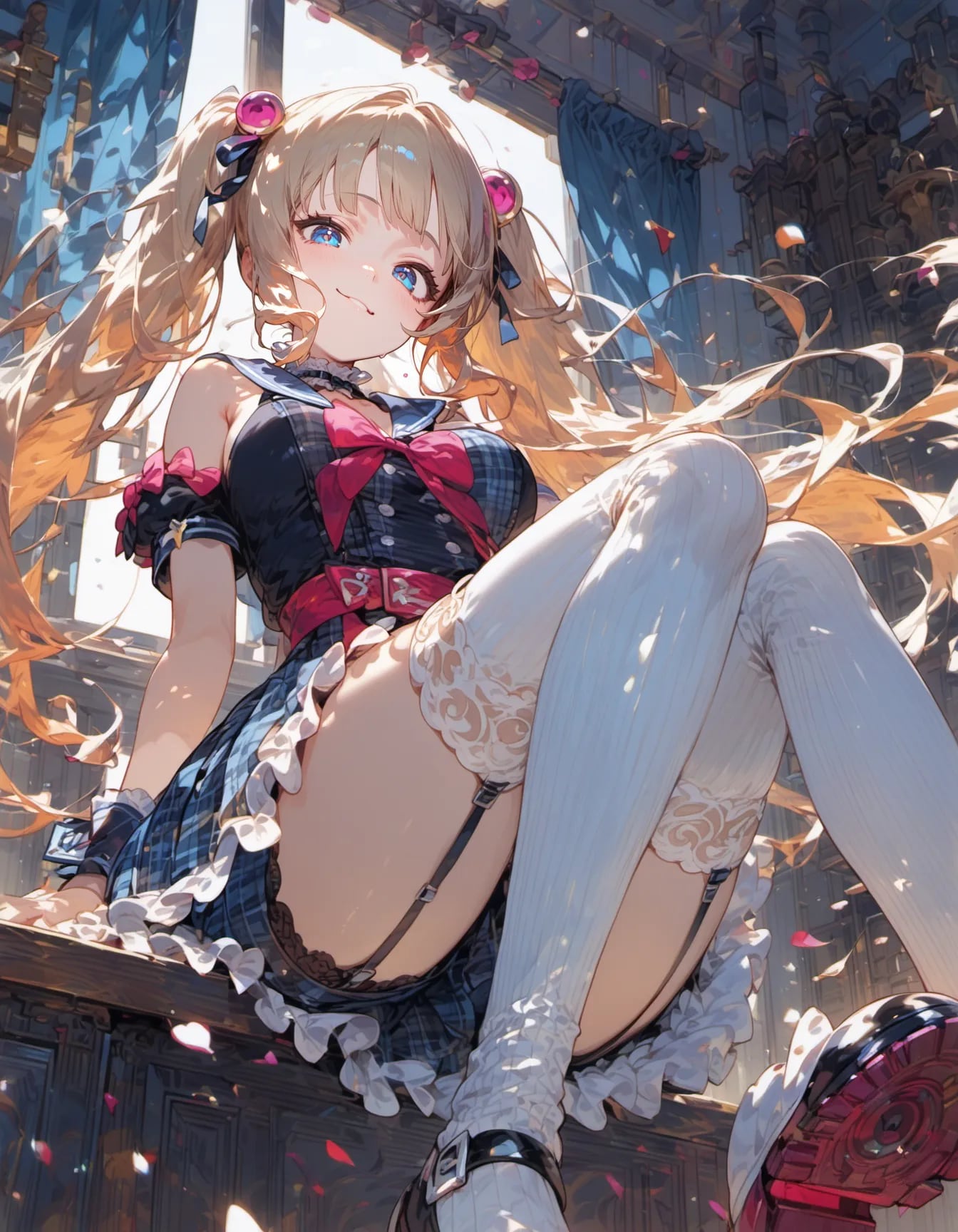 A Smile Above the Falling World | の人気AIイラスト・グラビア