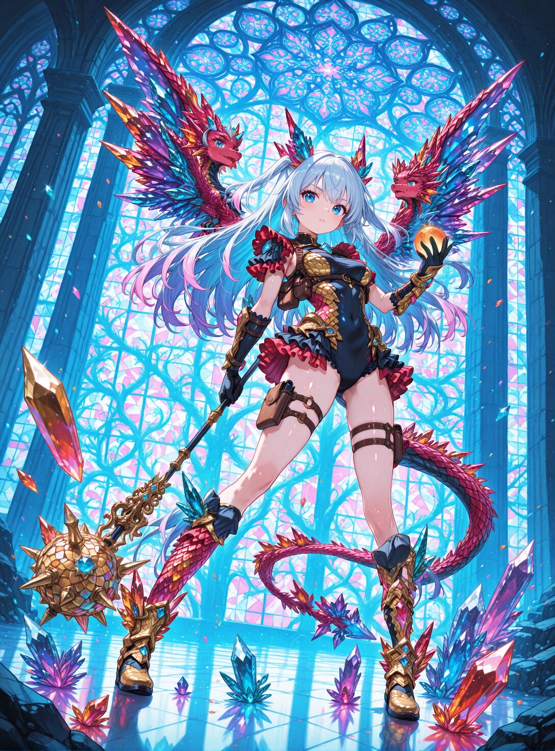 クリスタルドラゴン魔法少女
