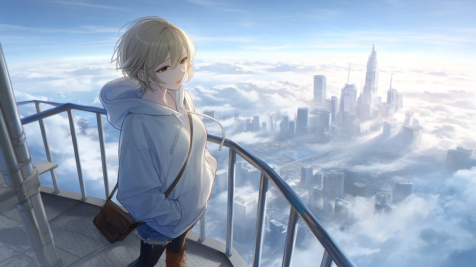 第04観測区画：空は都市を隠した | の人気AIイラスト・グラビア