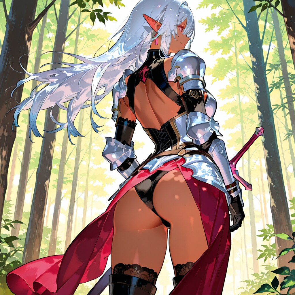 冒険の旅をしている魔界騎士フィアレーネ・エクサリオン