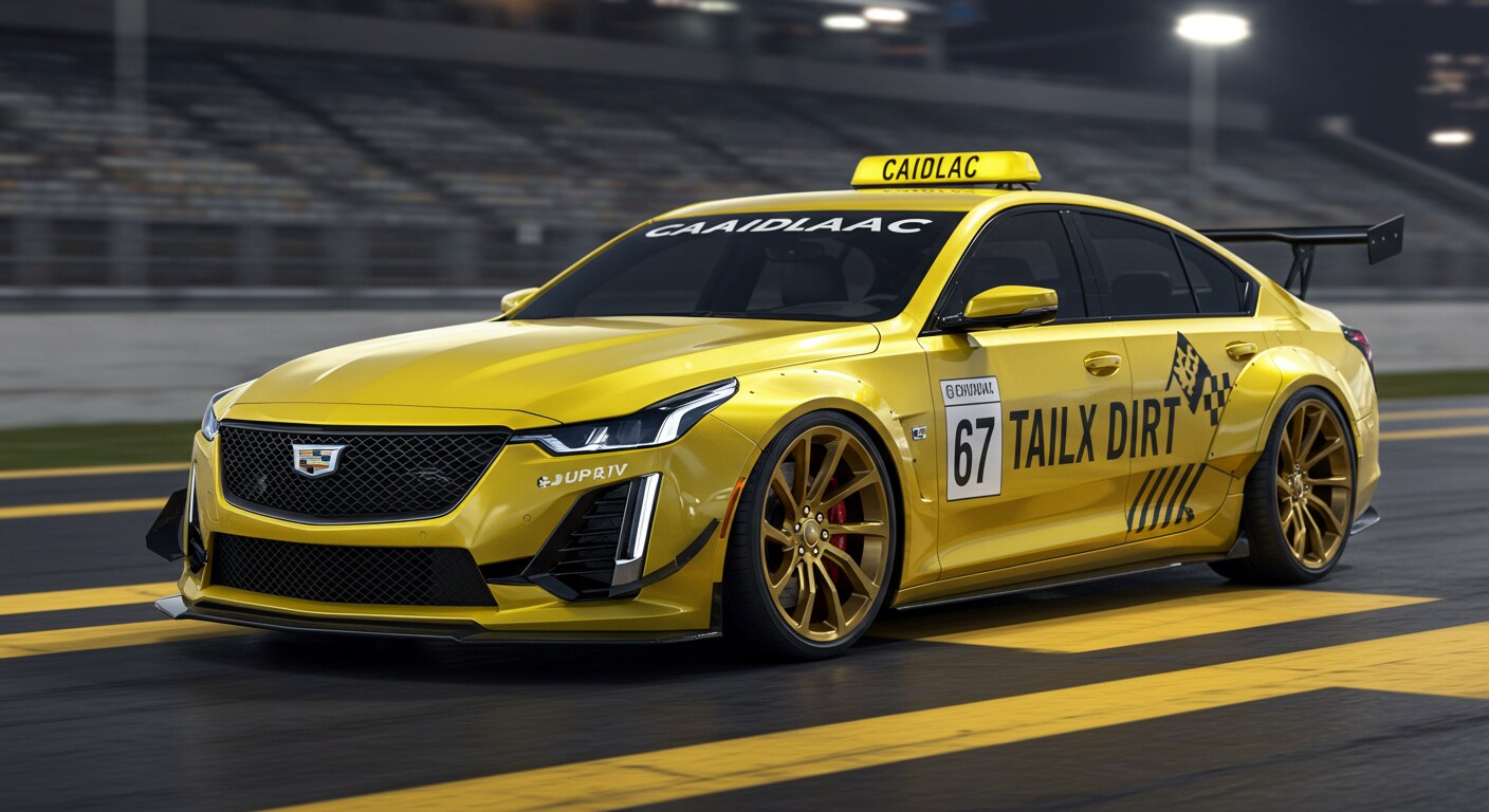 キャデラックイエロータクシーレーシングカー | の人気AIイラスト・グラビア