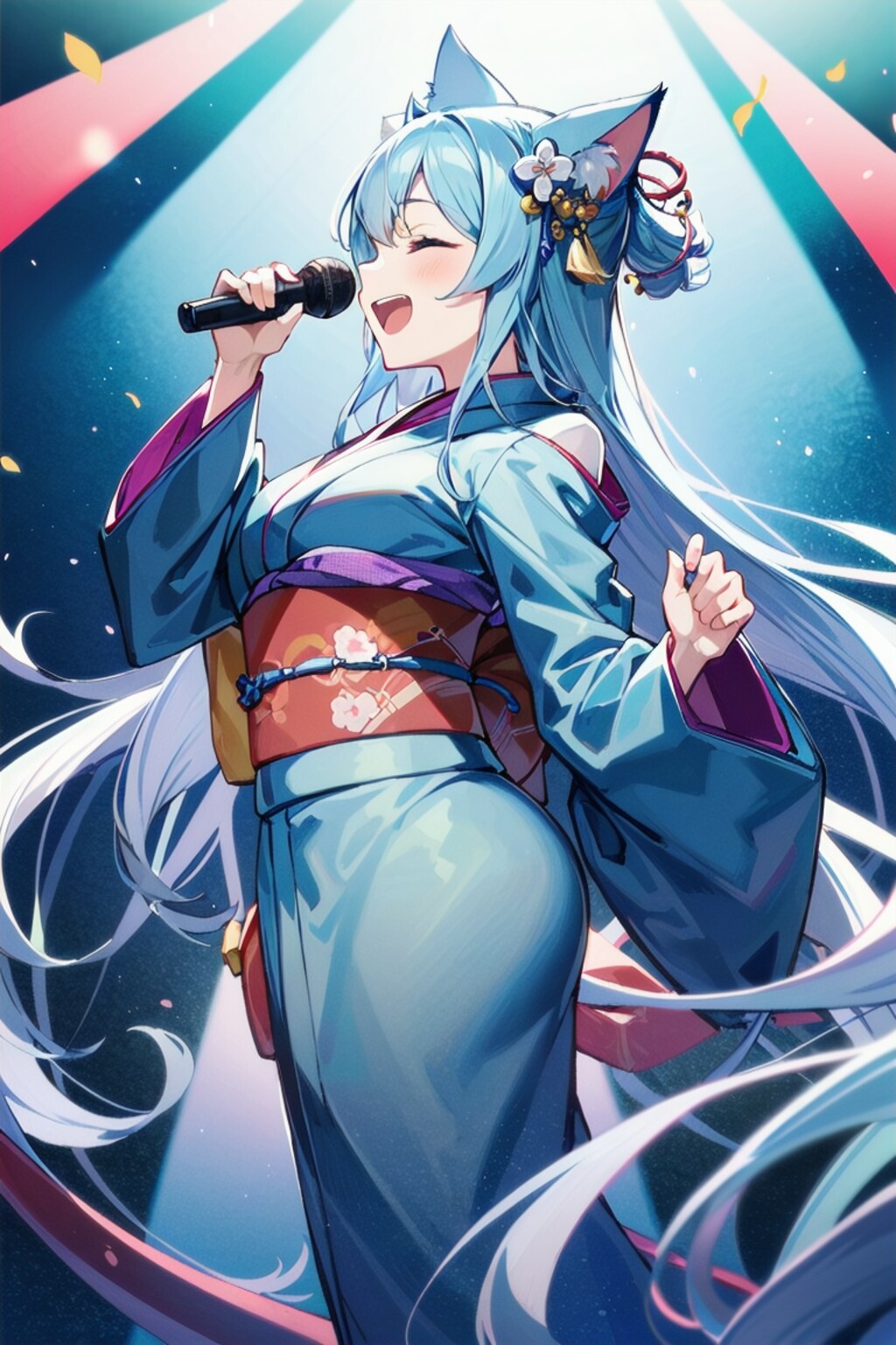 猫耳図書館のししょちゃん・ちちぷいフレンズカウントダウンライブ