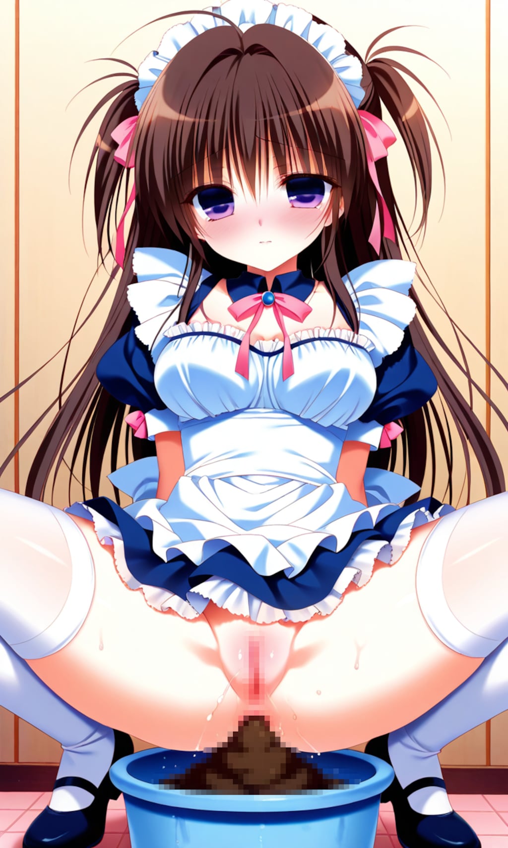 メイドの排泄物チェック