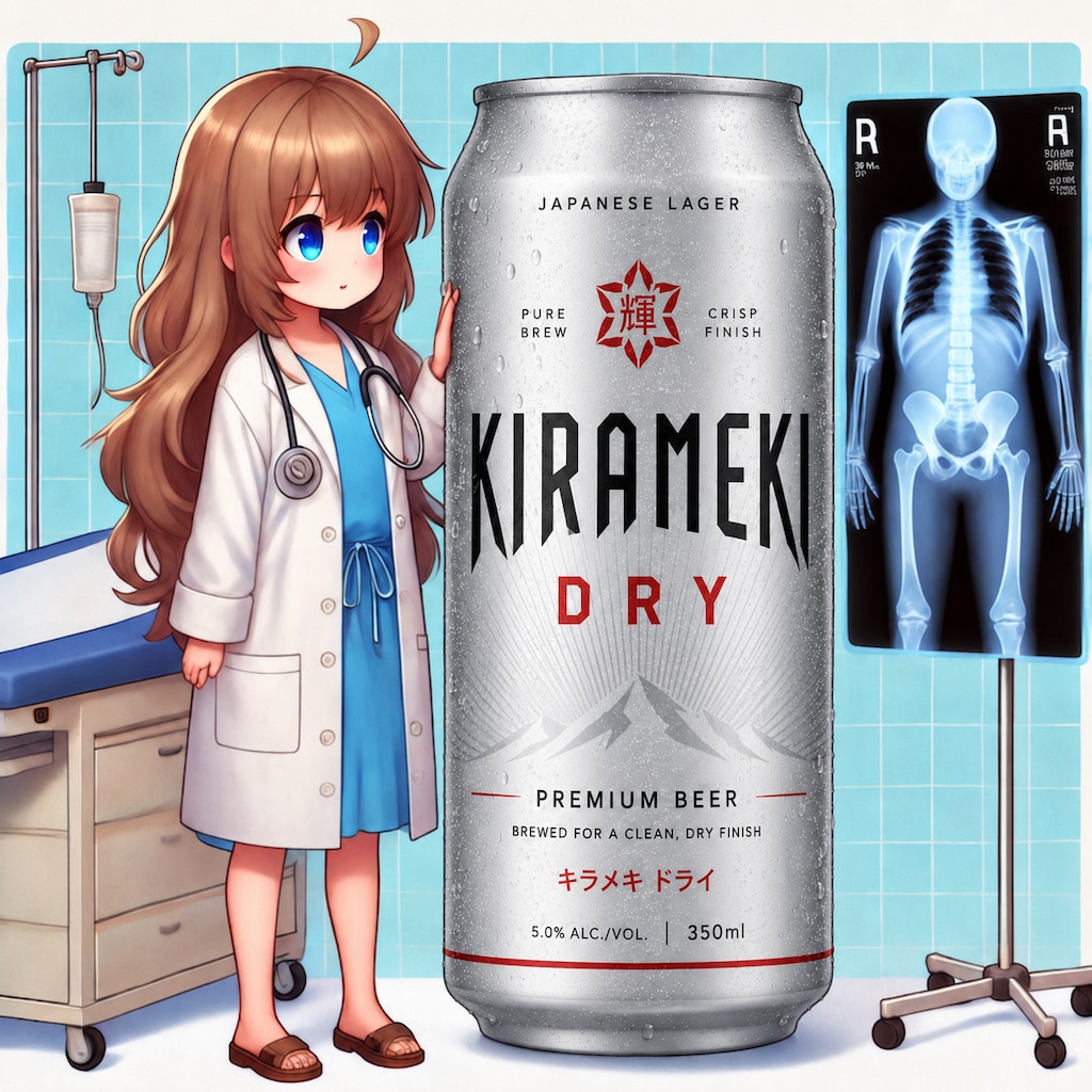 レントゲン撮影する女医さん