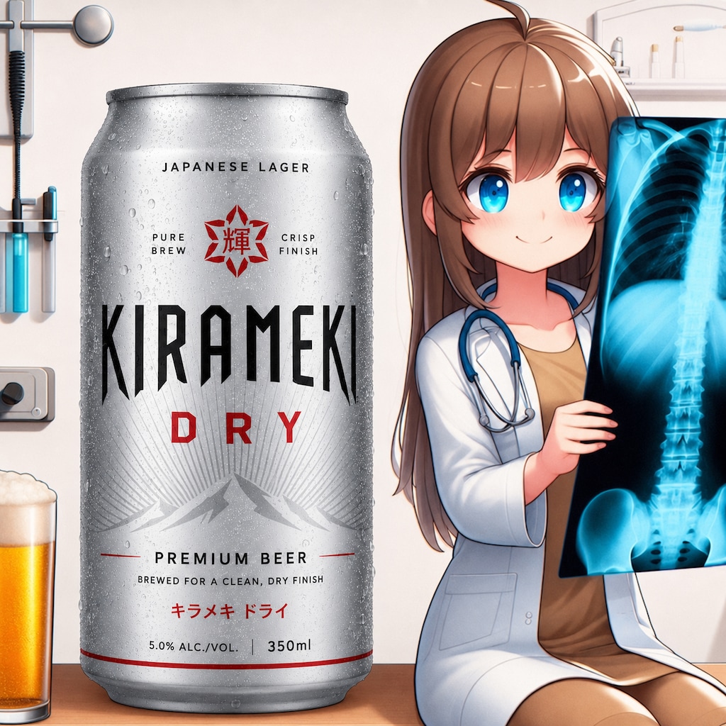 レントゲン撮影する女医さん