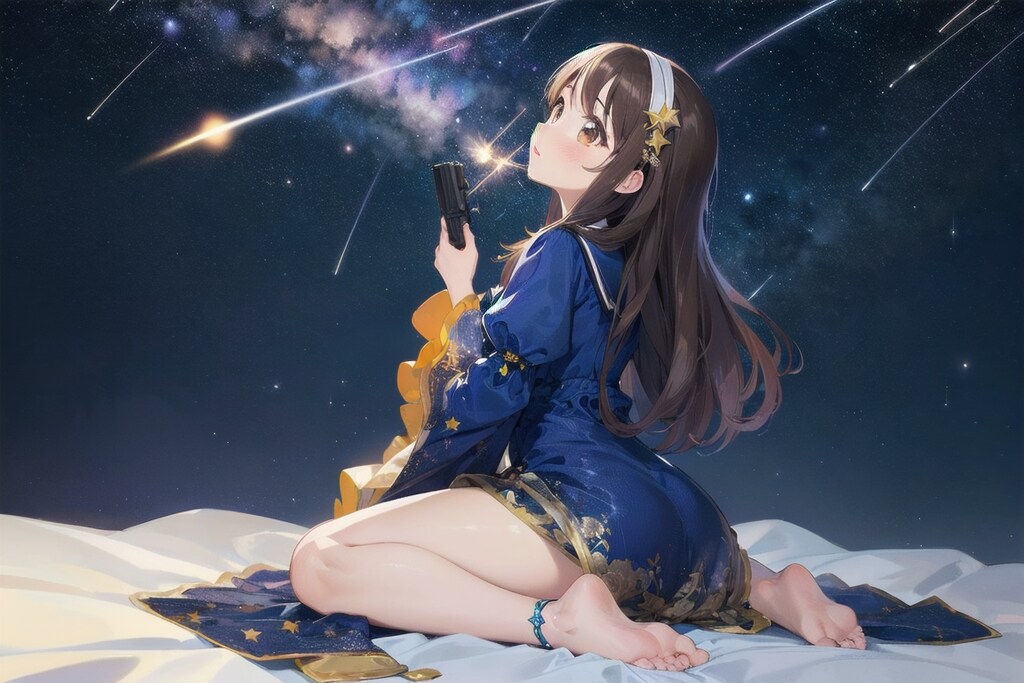 cute eye、愛華「星空を見上げて、、」