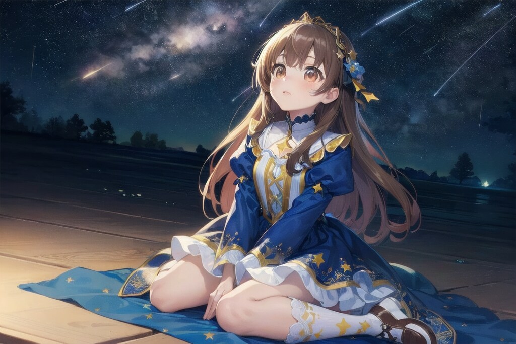 cute eye、愛華「星空を見上げて、、」