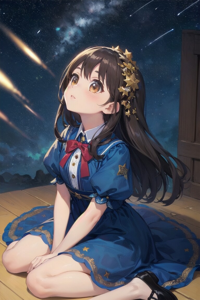 cute eye、愛華「星空を見上げて、、」