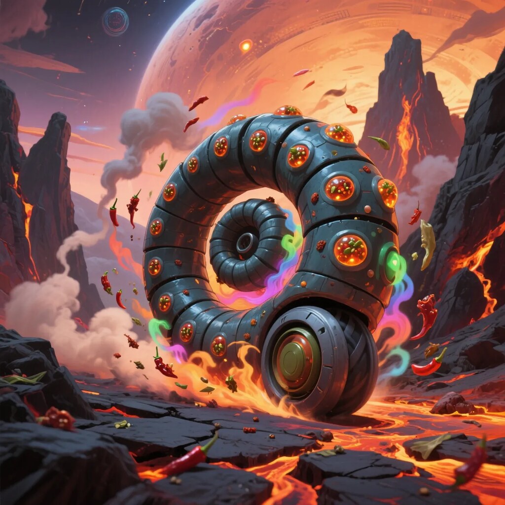 美味しい車輪型生物