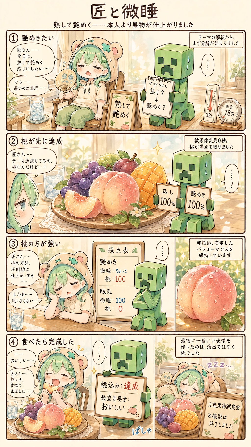 The Peach Reached Perfection First