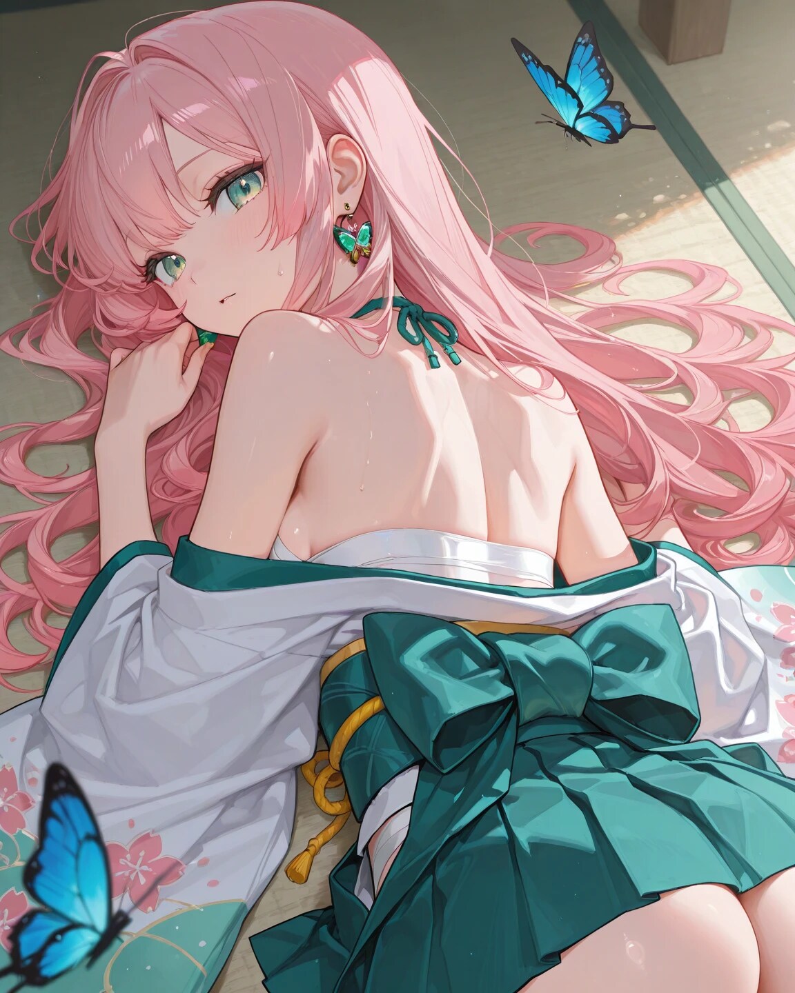 和服×さらし巻き