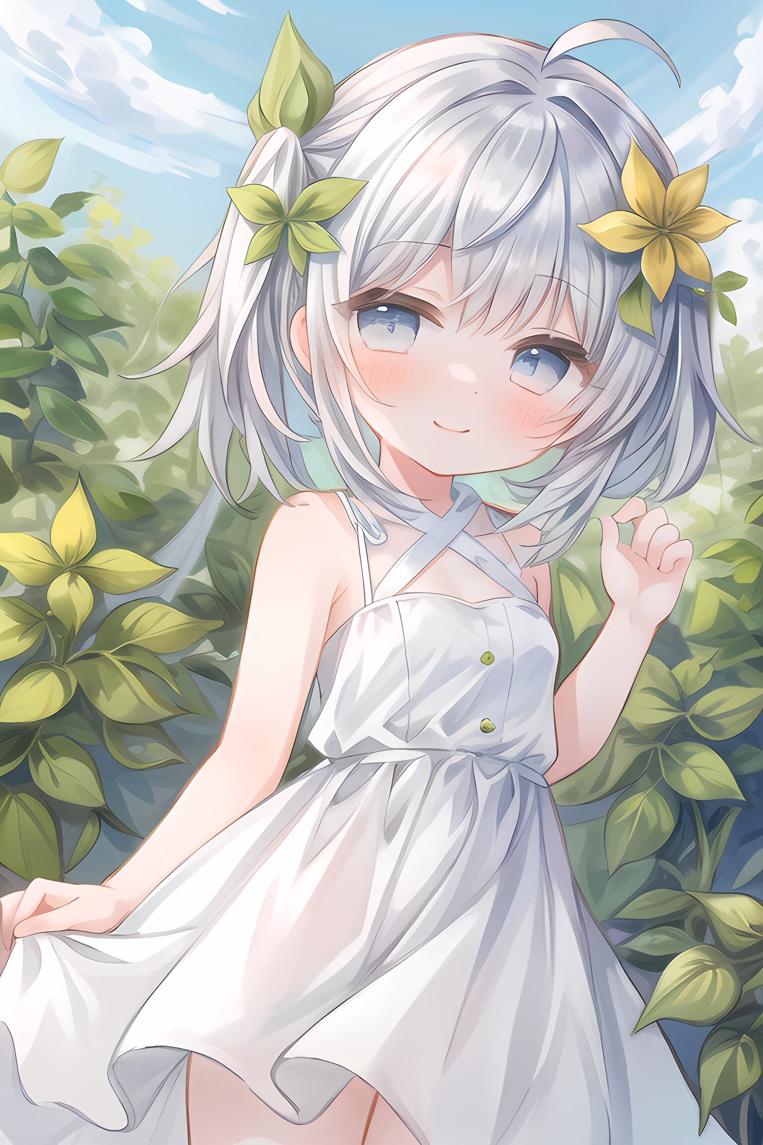 サンドレスの女の子